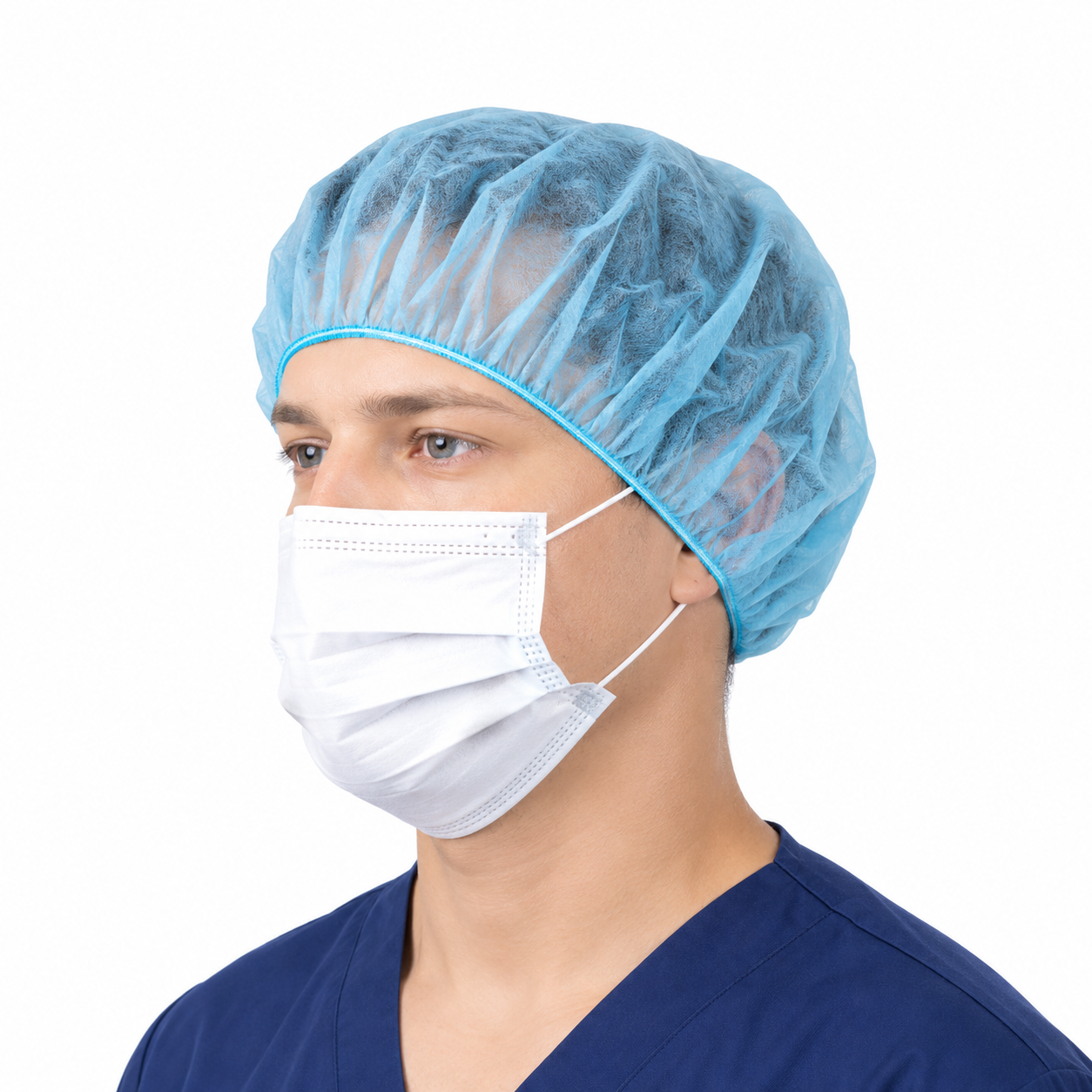 Gorro para enfermera plano desechable | HeraPharma